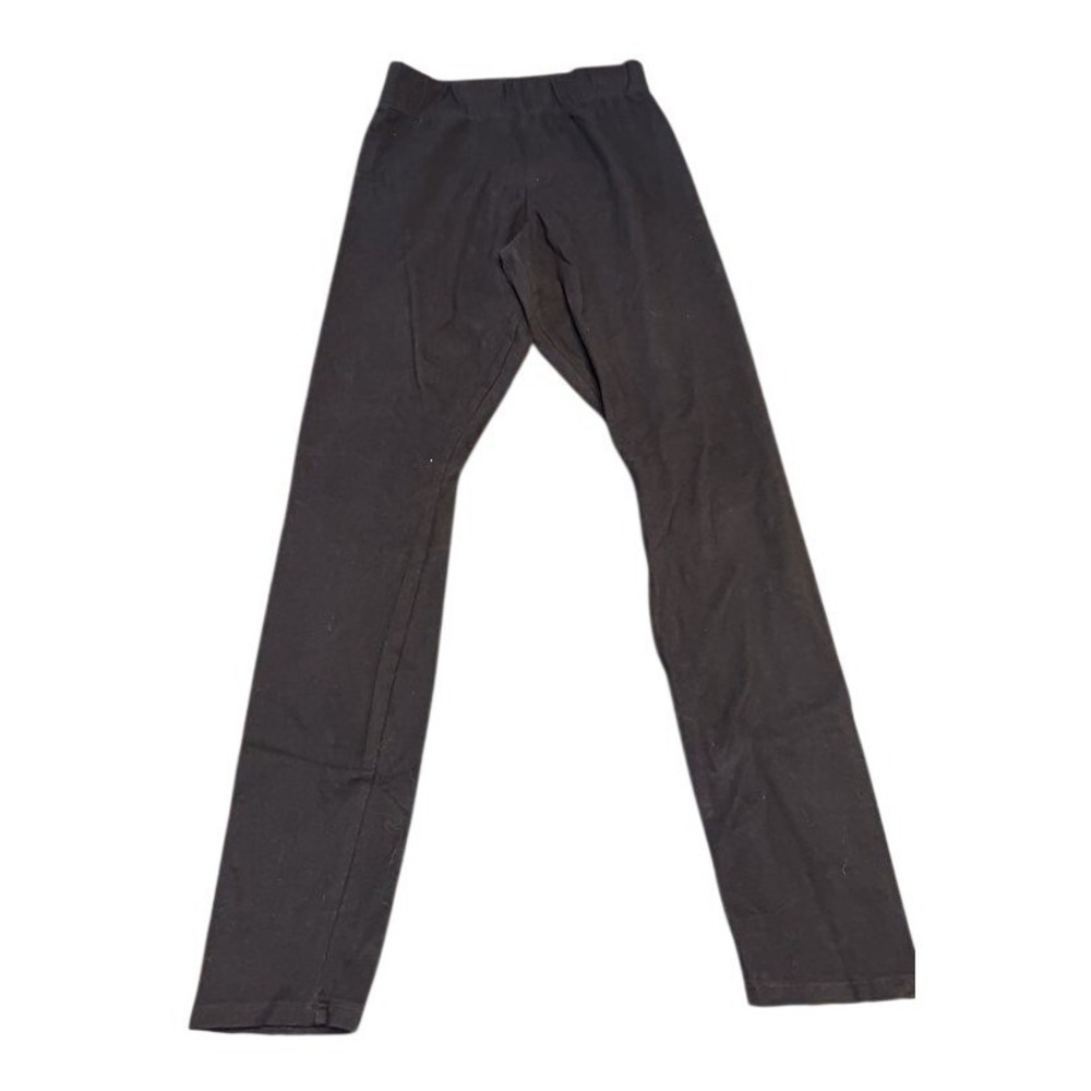Good American Essential Leggings Black Cotton Blend Style GP0791 Womens Size 2